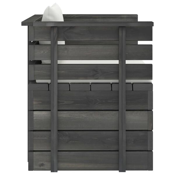 vidaXL 12-dijelna vrtna garnitura od paleta od borovine s jastucima