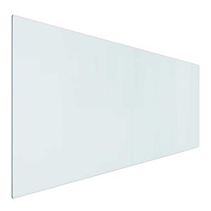 vidaXL Staklena ploča za kamin *Transparent*an 120 x 50 cm Stakl