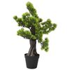 vidaXL Umjetni bonsai bor s posudom 60 cm zeleni