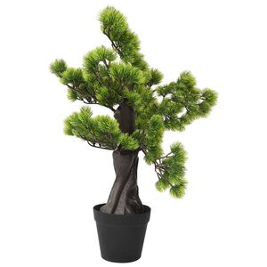 vidaXL Umjetni bonsai bor s posudom 60 cm zeleni