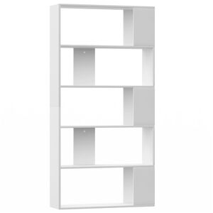 vidaXL Ormarić za knjige / sobna pregrada bijeli 80x24x159 cm drveni