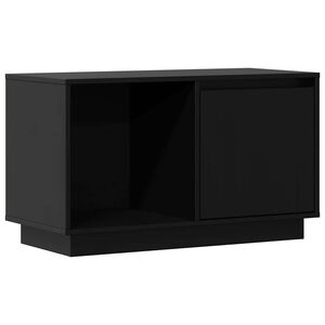 vidaXL TV ormarić crni 74 x 35 x 44 cm od masivne borovine