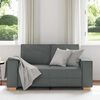 vidaXL Dvosjed Sofa Tamno siva 120 cm Tkanina
