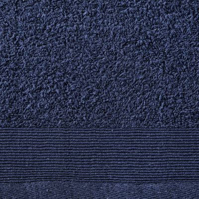 vidaXL 12-dijelni set ručnika pamučni 450 gsm modri