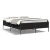 vidaXL Okvir kreveta crni 120 x 200 cm od konstruiranog drvo i metal