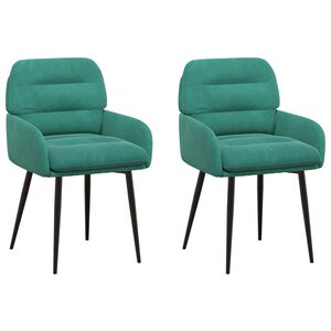 vidaXL Trpezarijske stolice 2 pcs Bar&scaron;un Tirkizna 59 x 59,5 x 90 cm