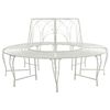 vidaXL Klupa pod drvetom 8-Broj sjedala &Oslash; 160 x 89 cm Čelik