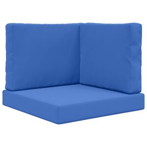 vidaXL Jastuk za vanjsku sofU 3 pcs Kraljevsko plava Poliester