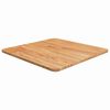 vidaXL Četvrtasta stolna ploča svjetlosmeđa 50x50x1,5 cm od hrastovine