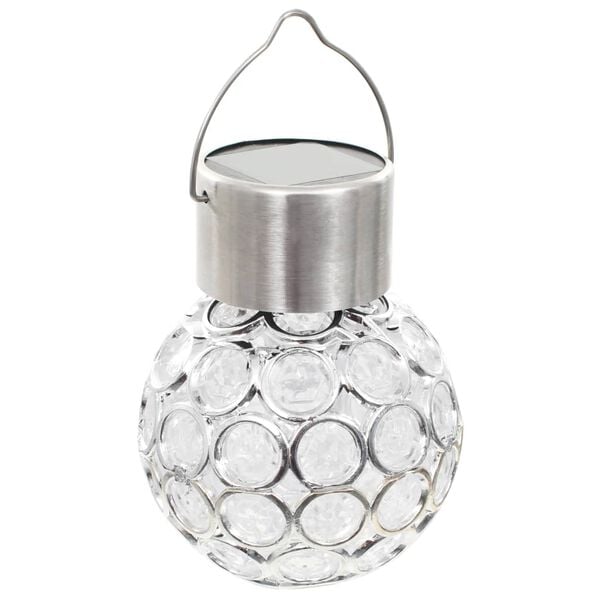 vidaXL Viseće solarne svjetiljke 8 kom LED svjetla RGB