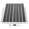 vidaXL Set panela za ogradu WPC 526 x 146 cm crni