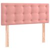vidaXL Box spring krevet s madracem ružičasti 90x200 cm bar&scaron;unasti