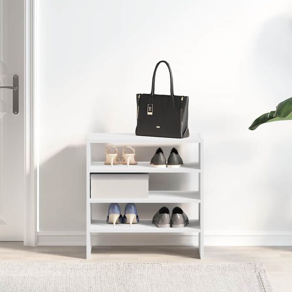 vidaXL Stalci za cipele 2 kom koji se mogu složiti bijeli 60x30x30,5cm