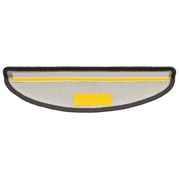 vidaXL Prostirke za stepenice 20 kom 56x17x3 cm tamno sive poluokrugle