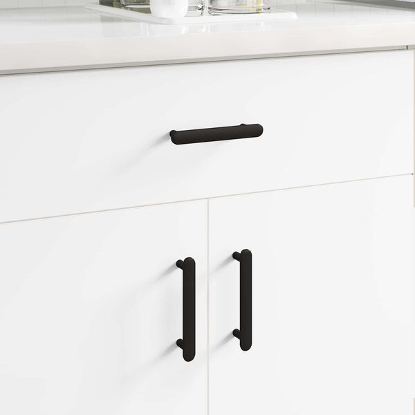 vidaXL Dr&scaron;ka za ormar 474 pcs Crna 121 x 16.6 x 28.3 mm Željezo