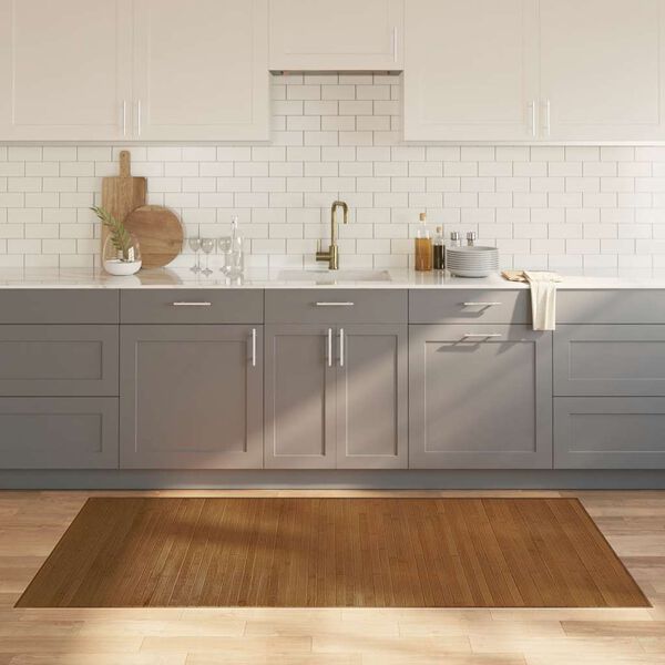 vidaXL Tepih pravokutni smeđi 100 x 200 cm od bambusa