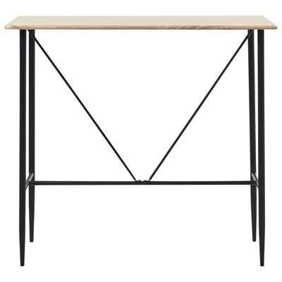 vidaXL Barski stol boja hrasta 120 x 60 x 110 cm MDF