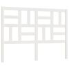 vidaXL Uzglavlje za krevet bijelo 141 x 4 x 104 cm od masivne borovine