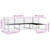 vidaXL Set vanjskih sofa 4 pcs Prirodna Čvrsto drvo akacije