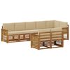 vidaXL Set vanjskih sofa 7 kom.