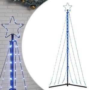 vidaXL LED božićno drvce 339 LED dioda plavo 187 cm