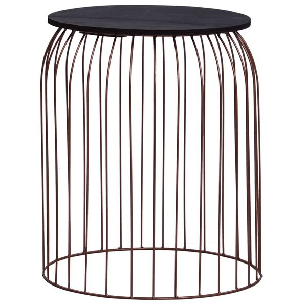 vidaXL Stolići za kavu 3 kom bakreni