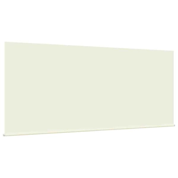 vidaXL Skrovita tenda Krema 350 x 250 cm Poliester i aluminij