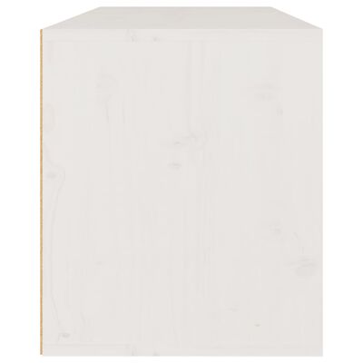 vidaXL Zidni ormarić bijeli 80 x 30 x 35 cm od masivne borovine