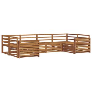 vidaXL Set vanjskih sofa 6 kom. Prirodna Čvrsto drvo akacije