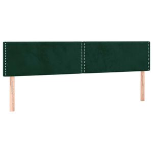vidaXL Uzglavlja tamnozelena 180x5x78/88 cm bar&scaron;unasta