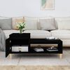 vidaXL Stolić za kavu crni 100 x 50 x 45 cm od konstruiranog drva