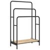 vidaXL Stalak za odjeću s policom Sonoma hrast 60 x 30 x 100,5 cm