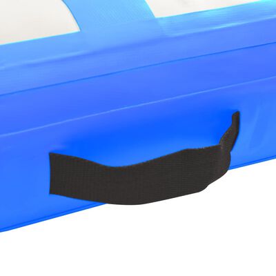 vidaXL Strunjača na napuhavanje s crpkom 300 x 100 x 15 cm PVC plava