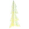 vidaXL Božićno drvce 160 LED lampica Topla bijela 150 cm PET