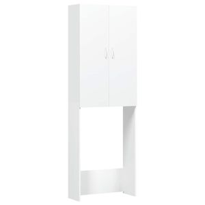 vidaXL Ormarić za perilicu rublja bijeli 64 x 25,5 x 190 cm