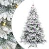 vidaXL Umjetno božićno drvce s stalakom Bijelo 210 cm PE i PVC