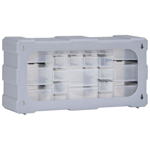 vidaXL Organizator s 22 ladice 49 x 16 x 25,5 cm