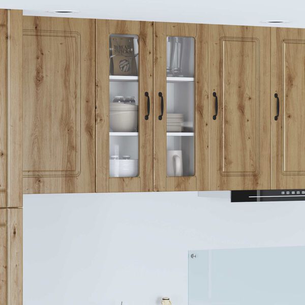 vidaXL Kuhinjski ormarić s policom Umjetnički hrast 60 x 31 x 80 cm