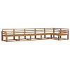 vidaXL Set vanjskih sofa 6 pcs Prirodna Čvrsto drvo akacije