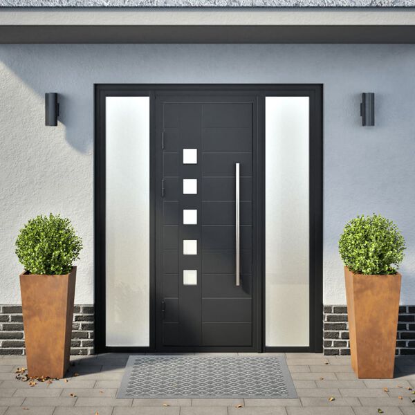 vidaXL Vrtne sadilice 2 kom 35x35x75 cm Pohabani čelik