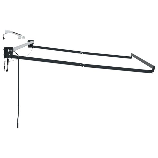 vidaXL Električni sklopivi okvir tende Antracit 3 x 2 m Aluminij