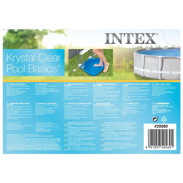 Intex bazenska kada za stopala 11,5 L 56 x 46 x 9 cm plava