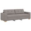 vidaXL Sofa Sivo-smeđa 221 x 78 x 80 cm tkanina