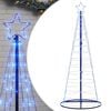 vidaXL LED božićno drvce 200 LED dioda plavo 180 cm