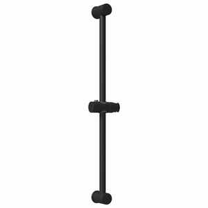 vidaXL Držač za tu&scaron; Crna 70 cm Nehrđajući čelik