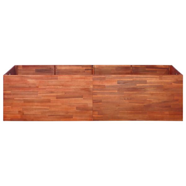 vidaXL Vrtna sadilica od bagremovog drva 200 x 50 x 50 cm
