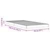 vidaXL Okvir kreveta vo&scaron;tano smeđi 90 x 190 cm od masivne borovine
