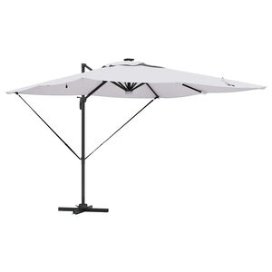 vidaXL Roma Suncobran Bež 286 x 284 x 270 cm Aluminij i poliester