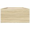 vidaXL Okvir za krevet boja hrasta 75x190 cm od konstruiranog drva
