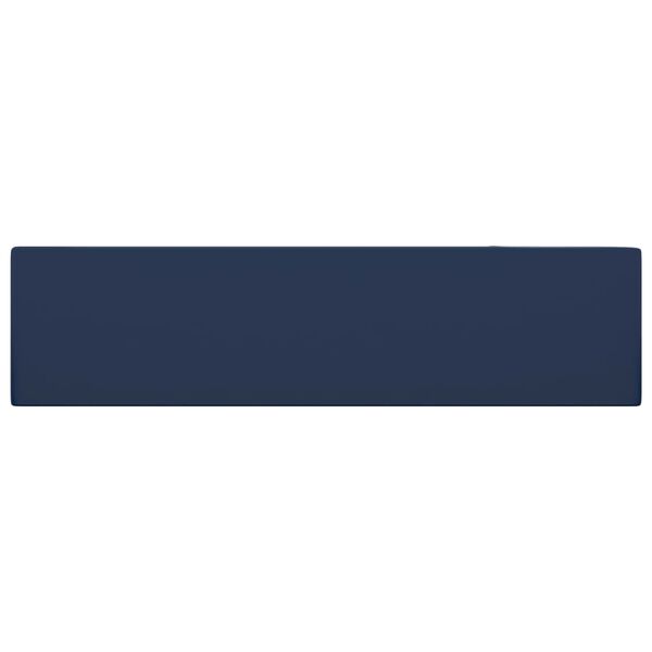 vidaXL Kupaonski umivaonik keramički tamnoplavi